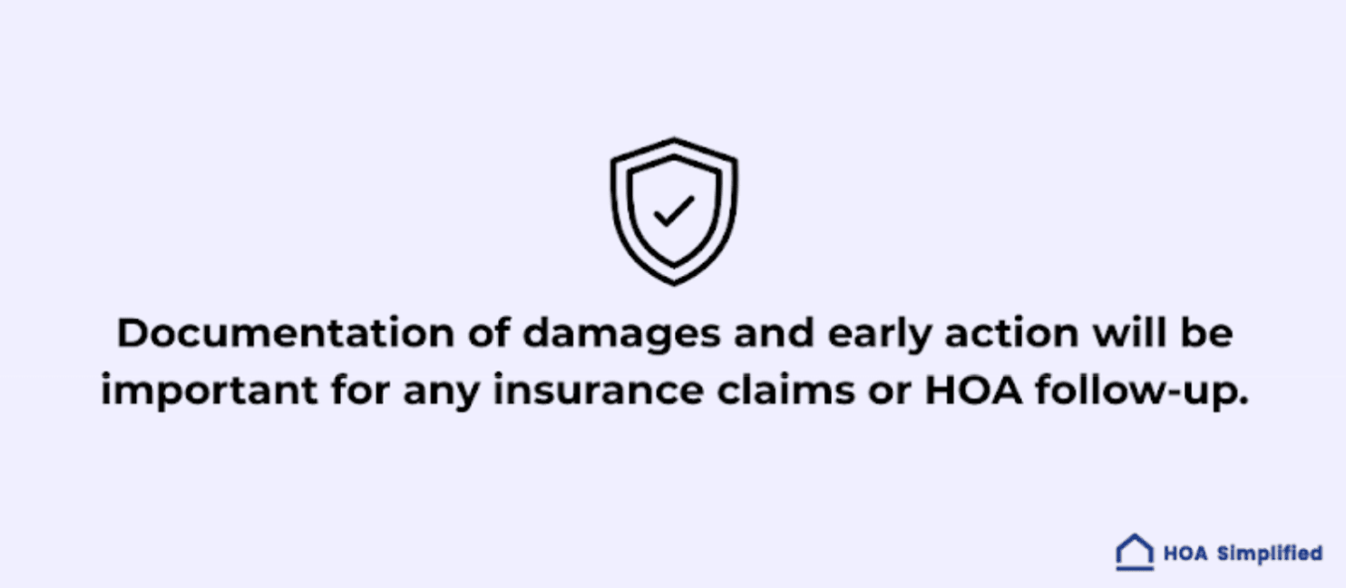 What to Do When There's Property Damage in Your HOA Community