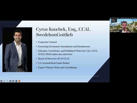 HOA Law & Compliance for Small Communities