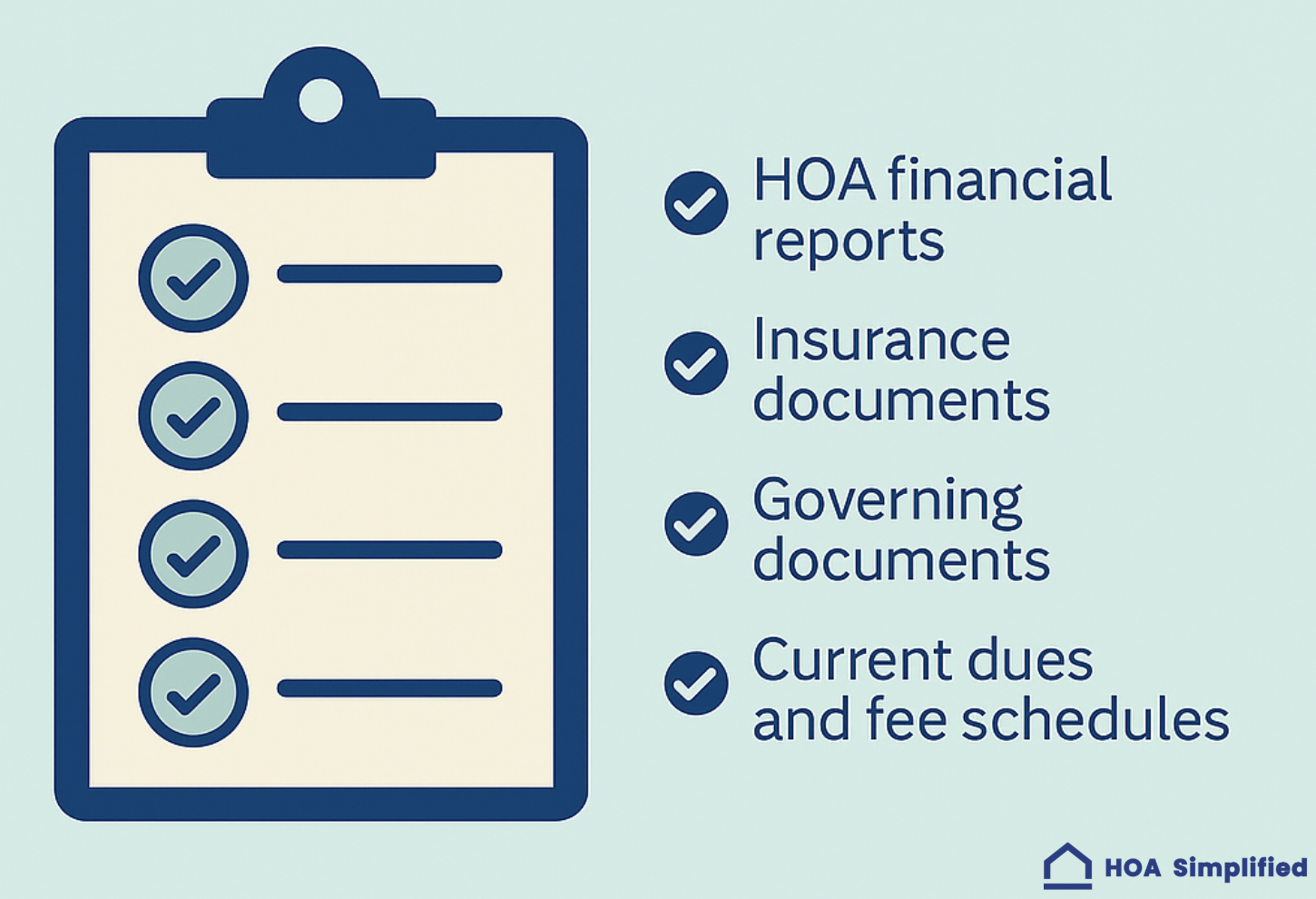 Checklist for faster real estate transactions